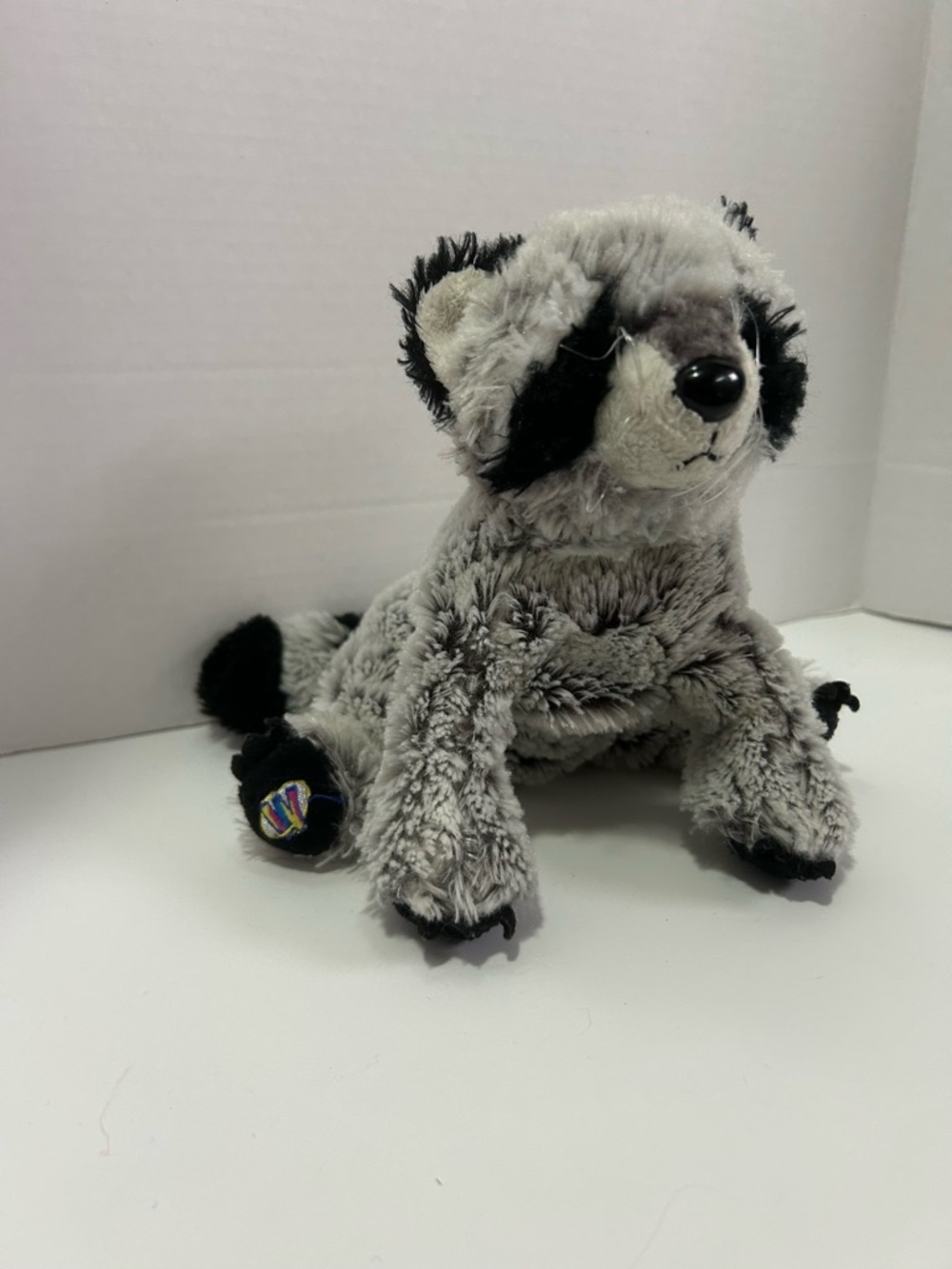 2/$25 🧸 Webkinz Ganz Gray Raccoon Plush No Code